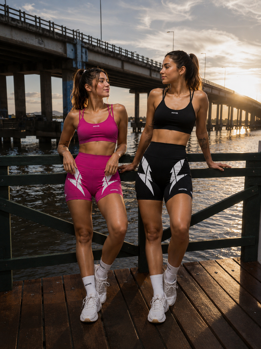 CONJUNTO MOVVA NIGHT VOLTAGE FEMININO POLIAMIDA