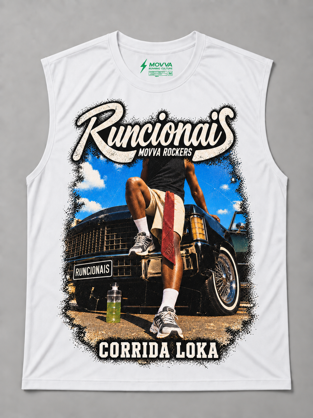 REGATA MOVVA ROCKERS - RUNCIONAIS CORRIDA LOKA - Branca