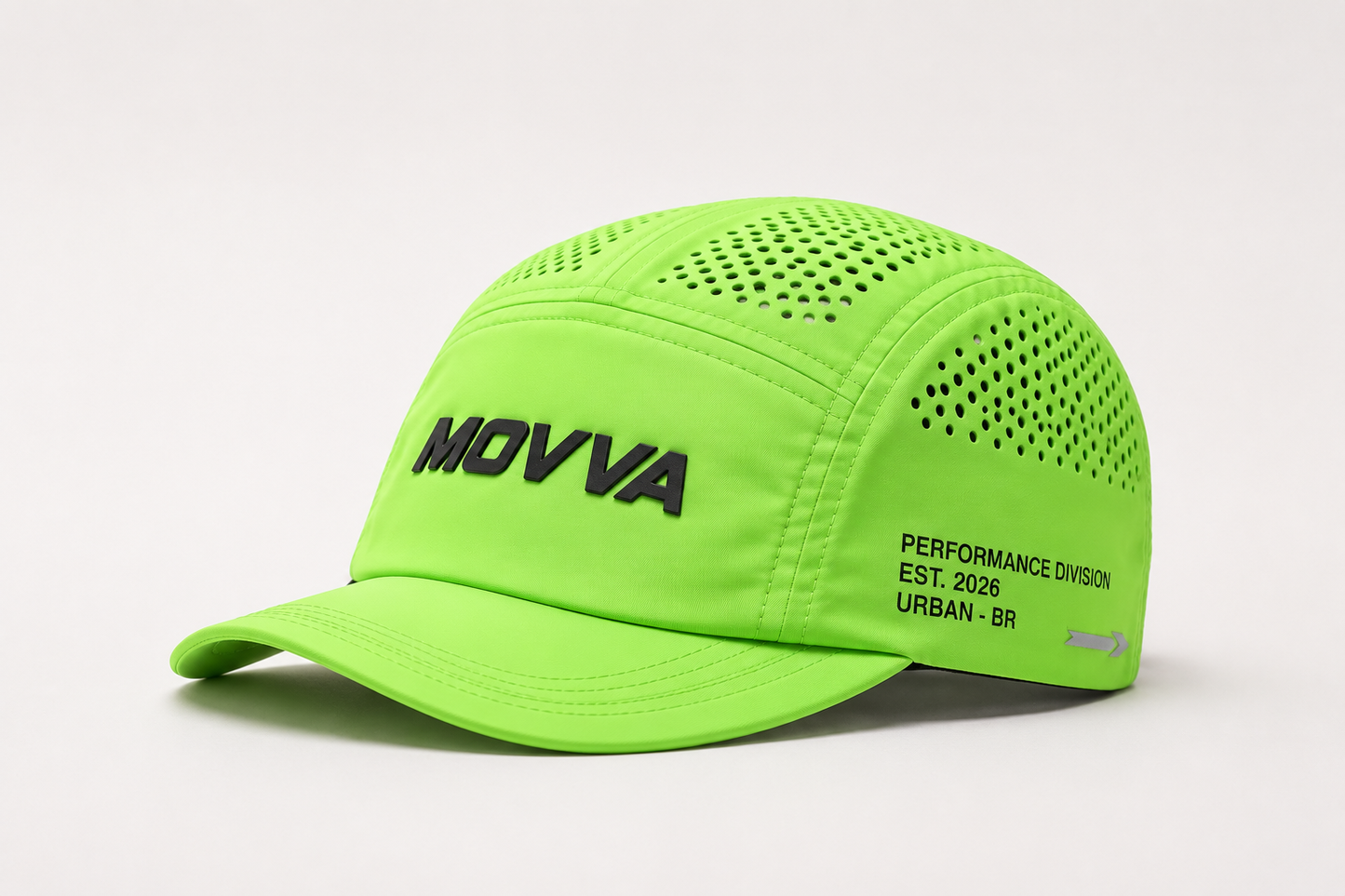 BONÉ MOVVA AIR FLOW FIVE PANEL - VERDE LIMÃO