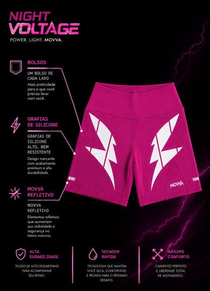 SHORT MOVVA NIGHT VOLTAGE FEMININO