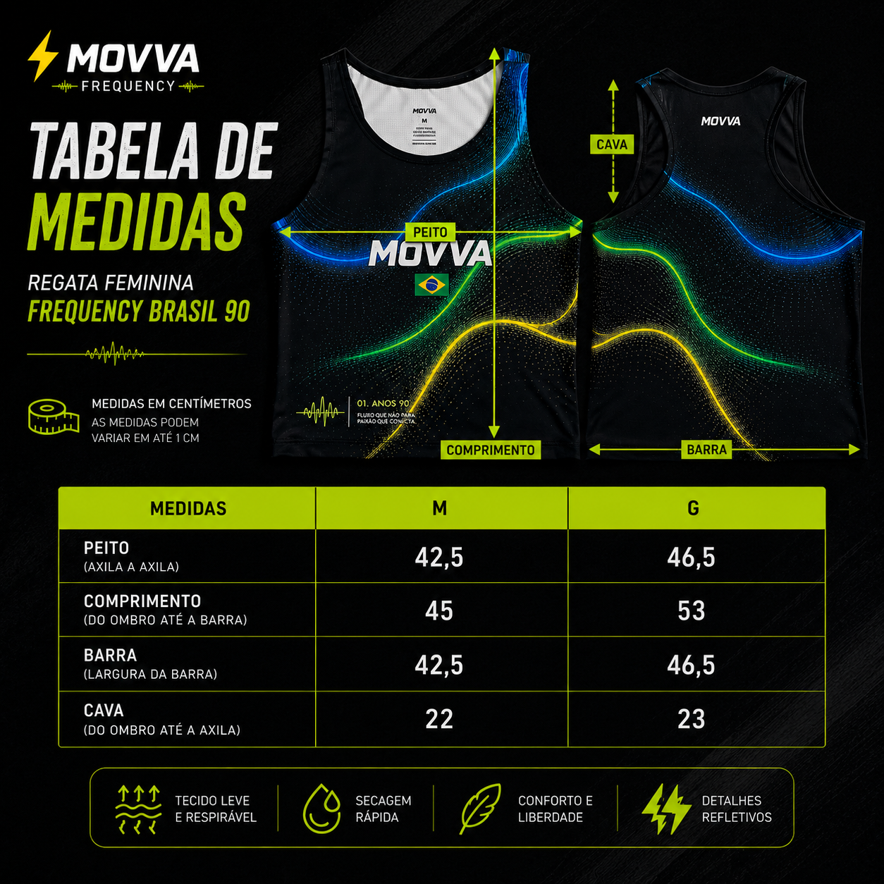 Regata MOVVA FREQUENCY — Brasil (Feminino)