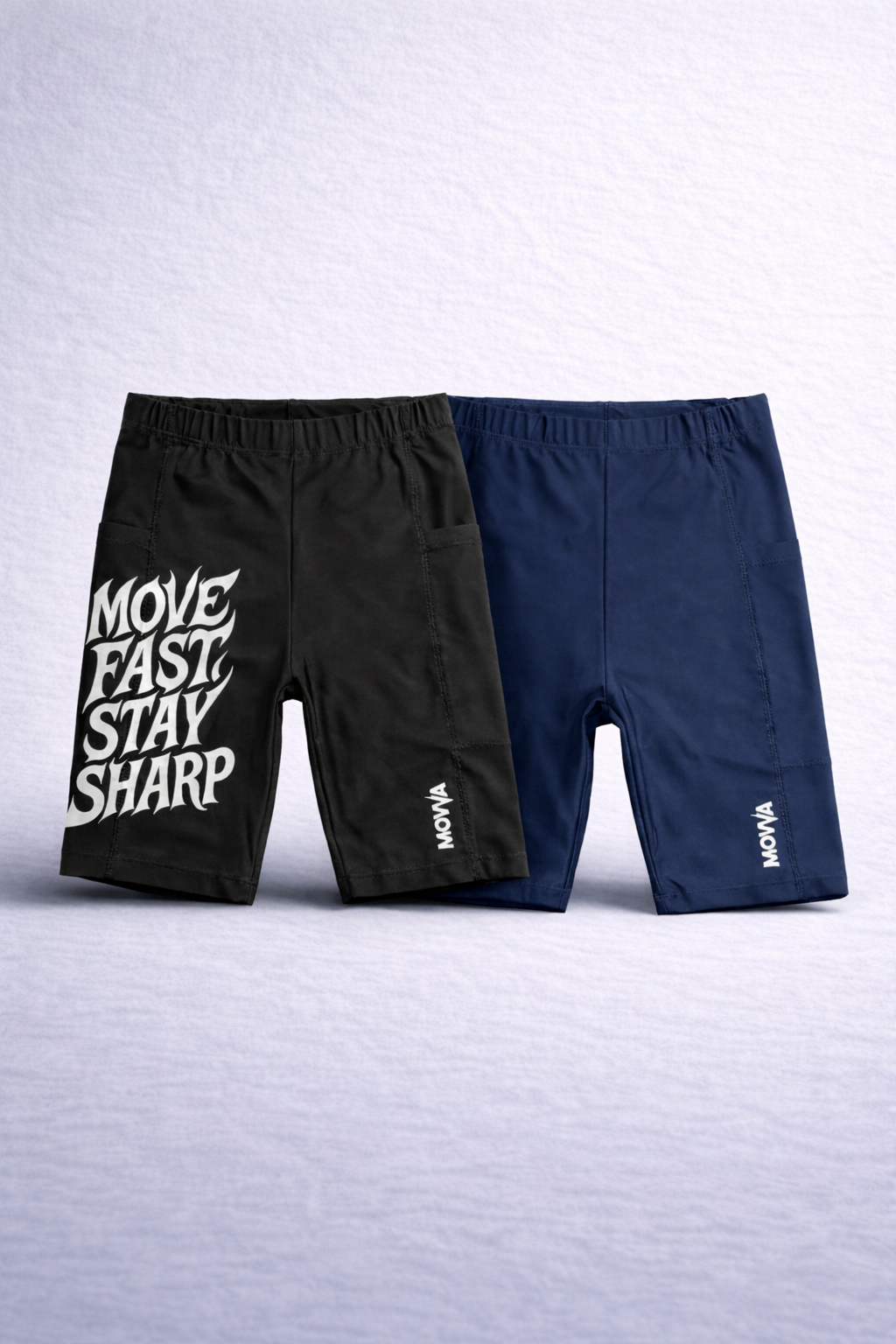 KIT 2 BERMUDAS COMPRESSÃO - 01 MOVE FAST + 01 MINIMAL