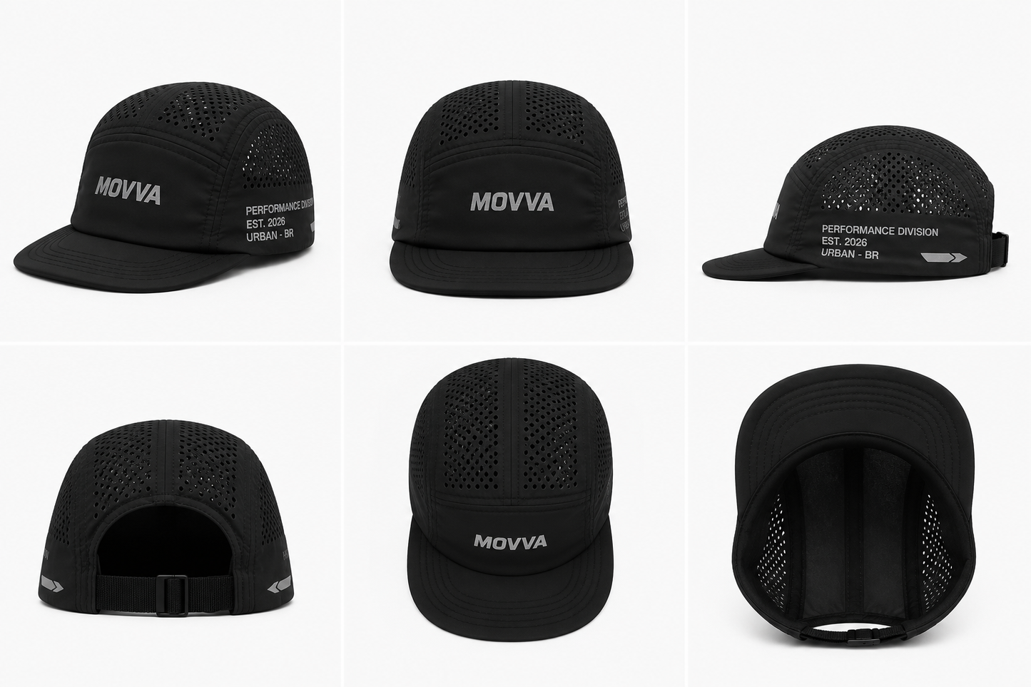 BONÉ MOVVA AIR FLOW FIVE PANEL