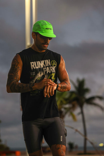 BONÉ MOVVA AIR FLOW FIVE PANEL - VERDE LIMÃO
