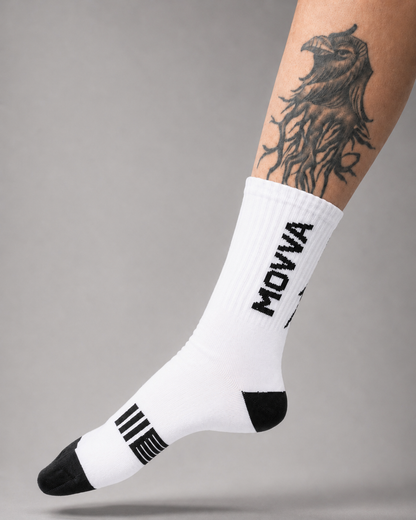 MEIA MOVVA PERFORMANCE (BRANCO/PRETO)