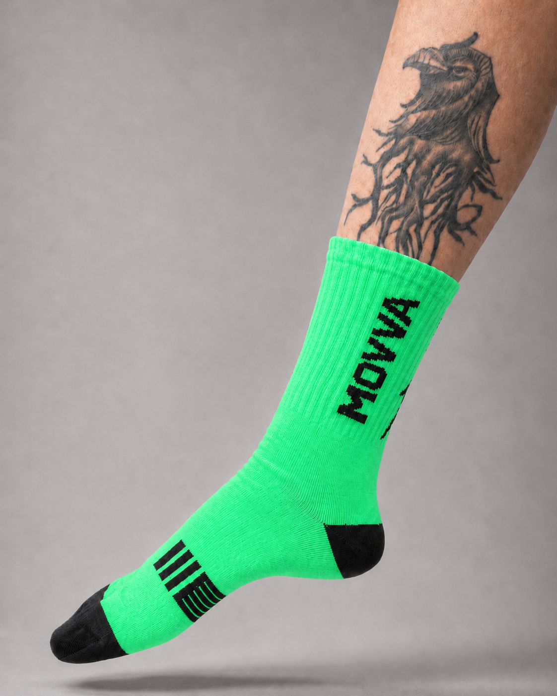 MEIA MOVVA PERFORMANCE (VERDE/PRETO)