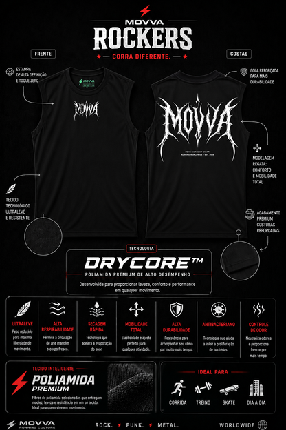 REGATA MOVVA ROCKERS - BLACK PACE