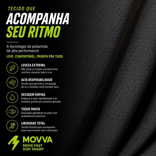 CAMISETA MOVVA POLIAMIDA PERFORMANCE