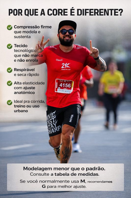 SHORT COMPRESSÃO MOVVA CORE - MOVE FAST EDITION