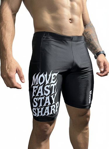 KIT 2 BERMUDAS - 01 COMPRESSÃO + 01 DUPLO MOVVA