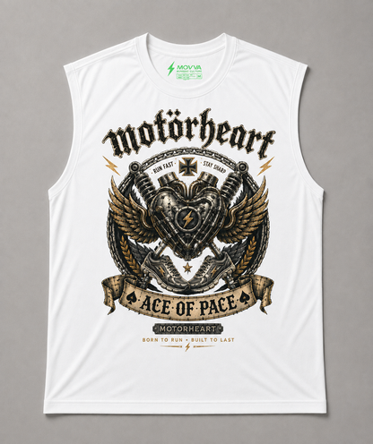 Regata Movva Rockers Motorheart - Branco