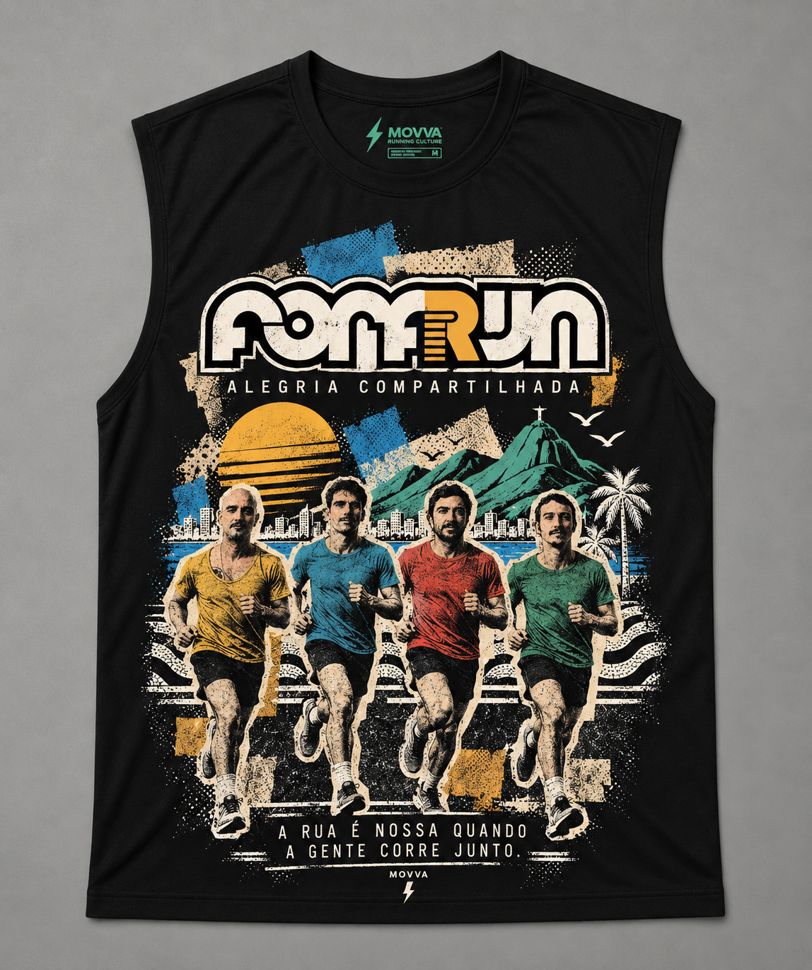 REGATA MOVVA ROCKERS - FORFRUN - Preta