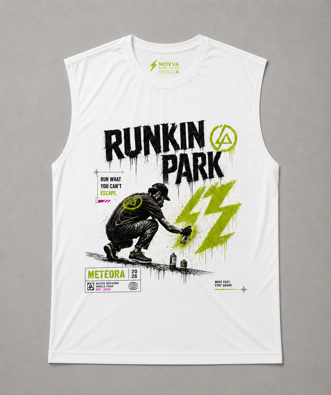 Regata Movva Rockers Runkin Park - Branca