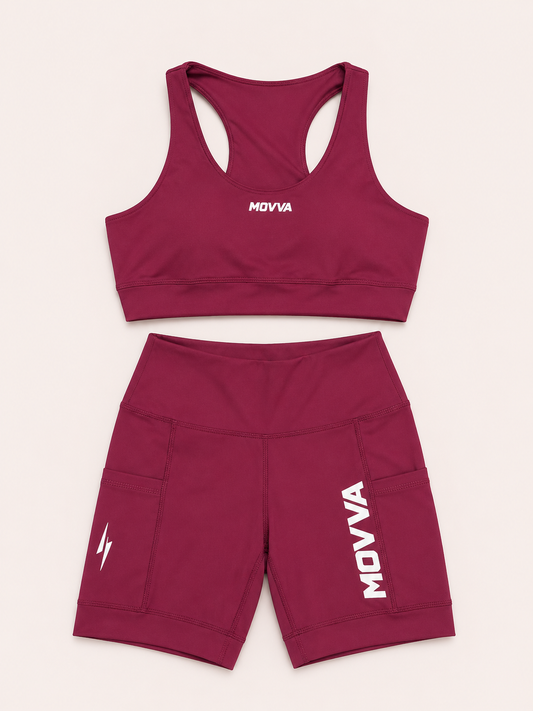 MOVVA ULTRA Feminino Vinho - flatlay