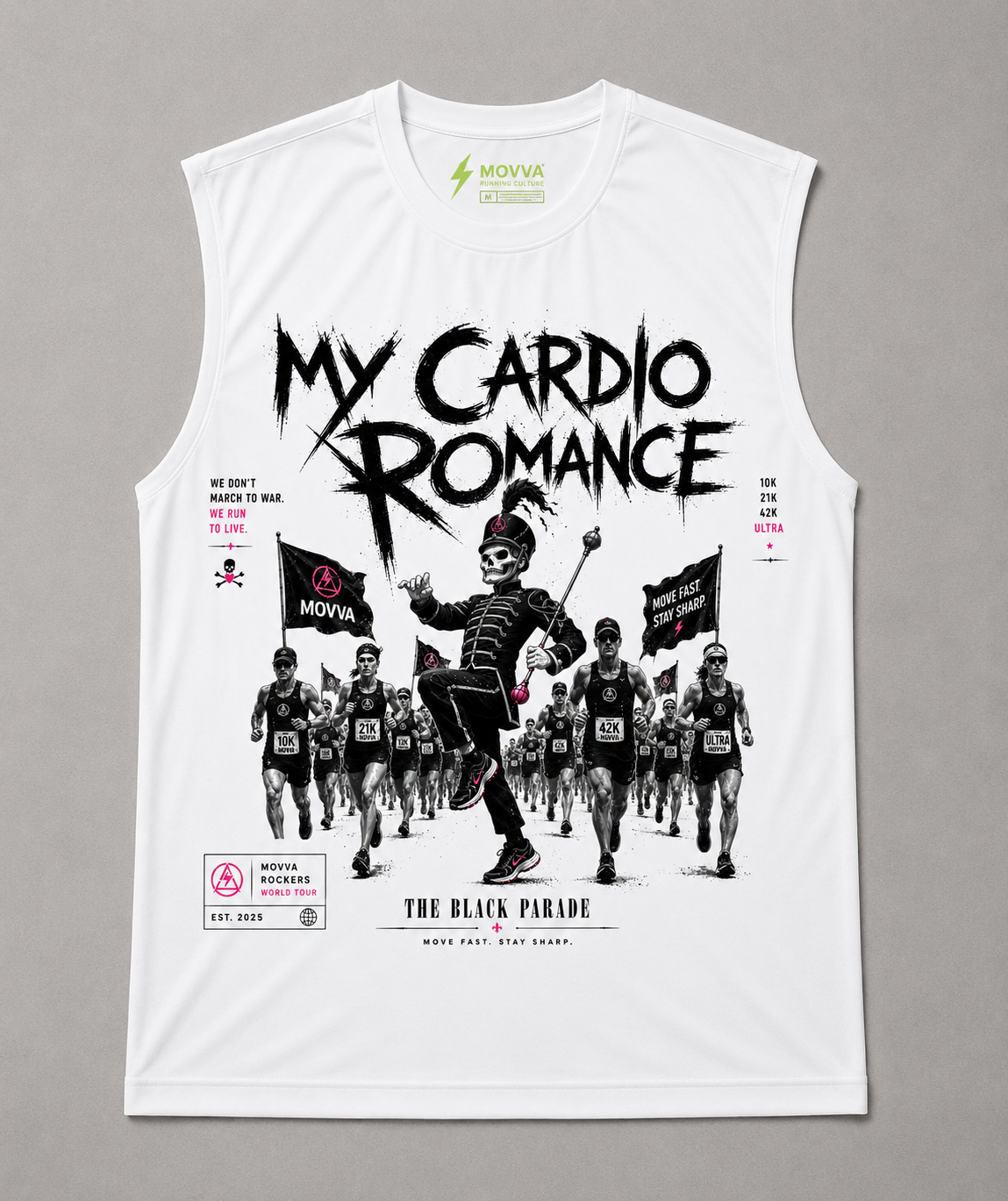 Regata Movva Rockers My Cardio Romance - Branca