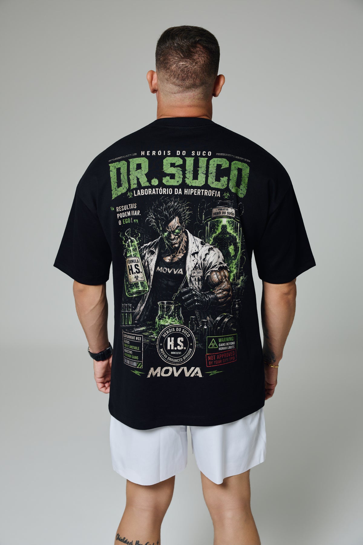 Camiseta Oversized Movva Dr. Suco - foto lifestyle costas