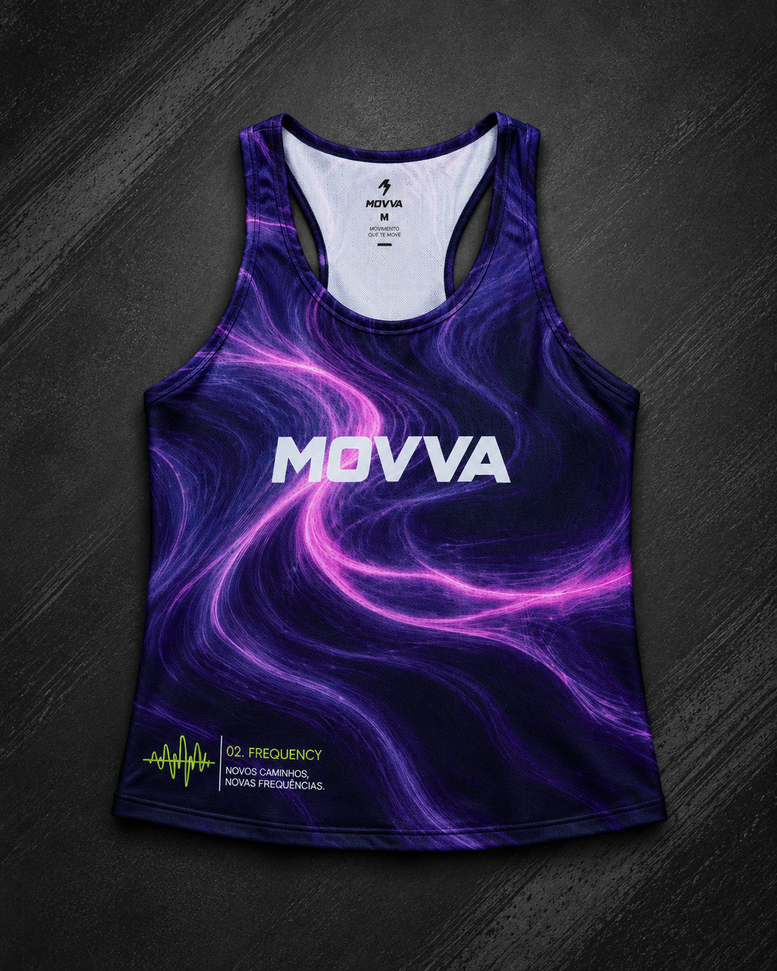Regata MOVVA FREQUENCY Aurora - capa, peça aberta
