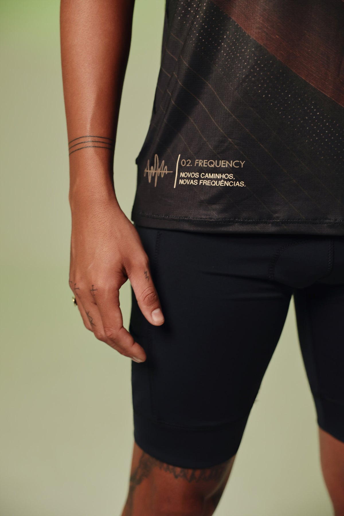 Detalhe da Regata MOVVA Frequency Eclipse masculina