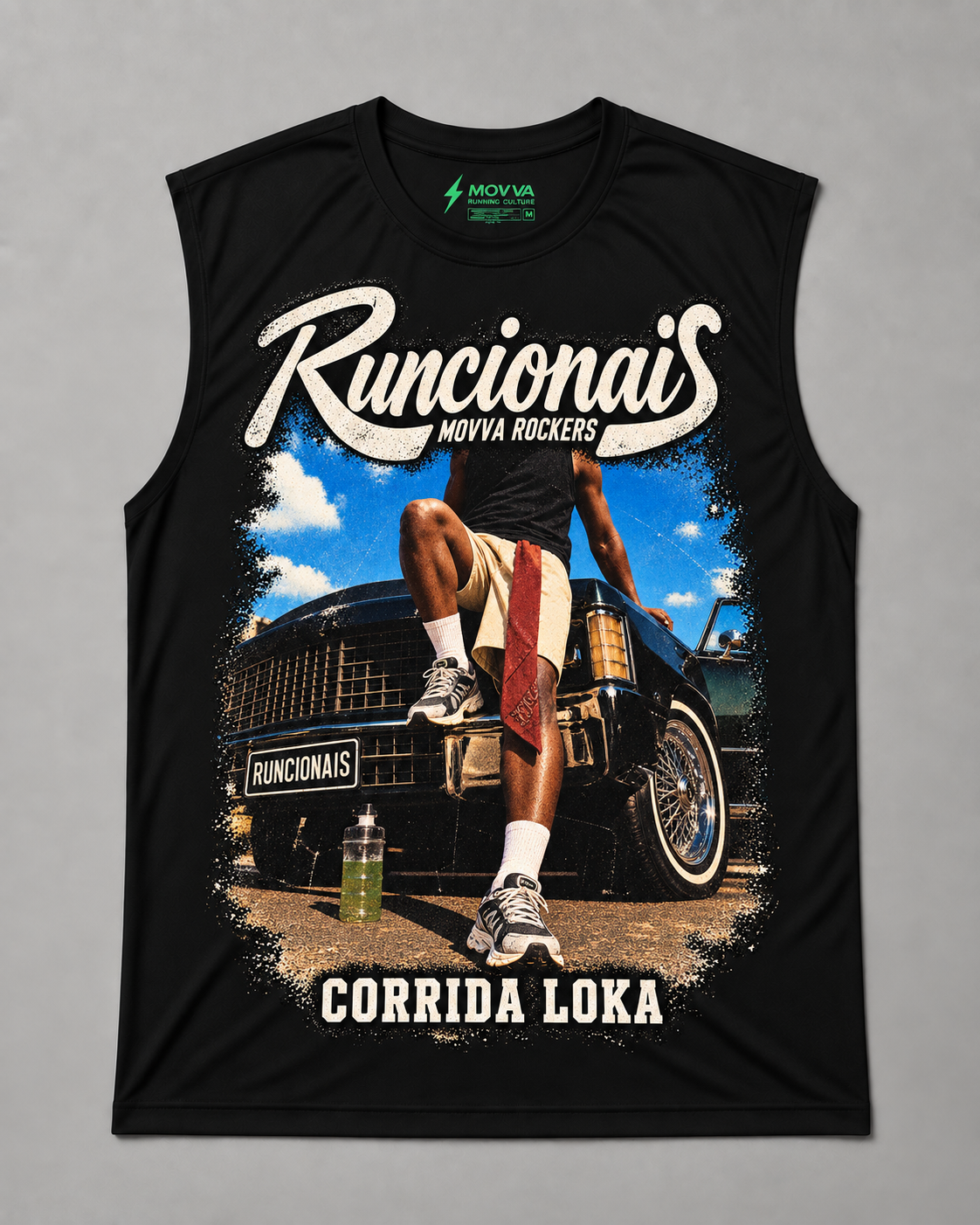 REGATA MOVVA ROCKERS - RUNCIONAIS CORRIDA LOKA - Preta