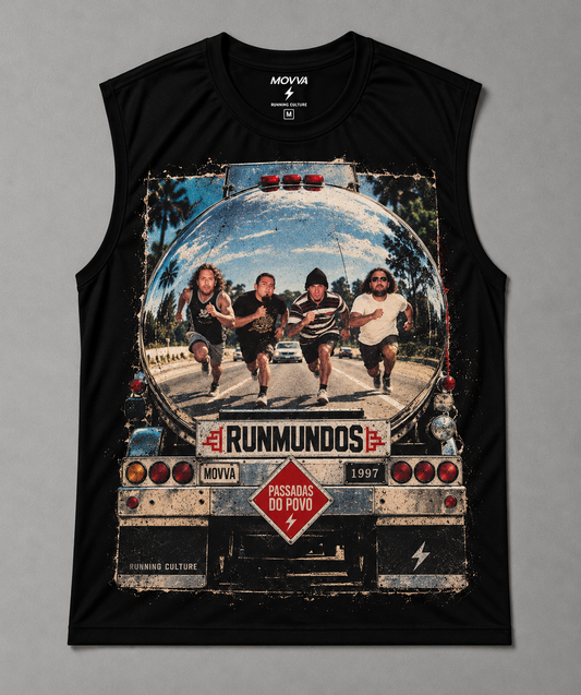 REGATA MOVVA ROCKERS - RUNMUNDOS - Preta